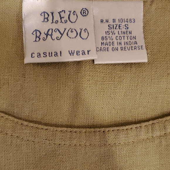 Bleu Bayou Full Maxi Dress with Ribbon Embroidery - Picture 10 of 11